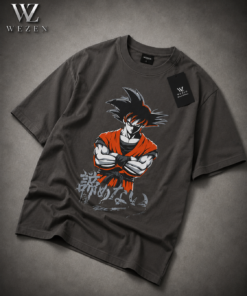 WEZEN Never Give Up Anime[goku] Graphic Tee